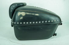 14 Harley Heritage Softail Classic Tour Pak Case Back Rest Leather Scracth 1381