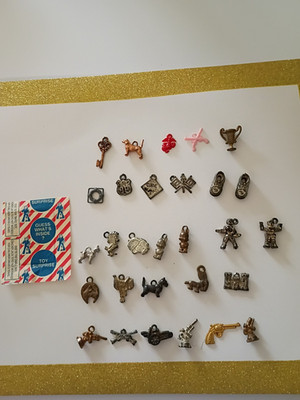 Vintage Cracker Jack Charm Lot - 30 Items - Very Nice Collection
