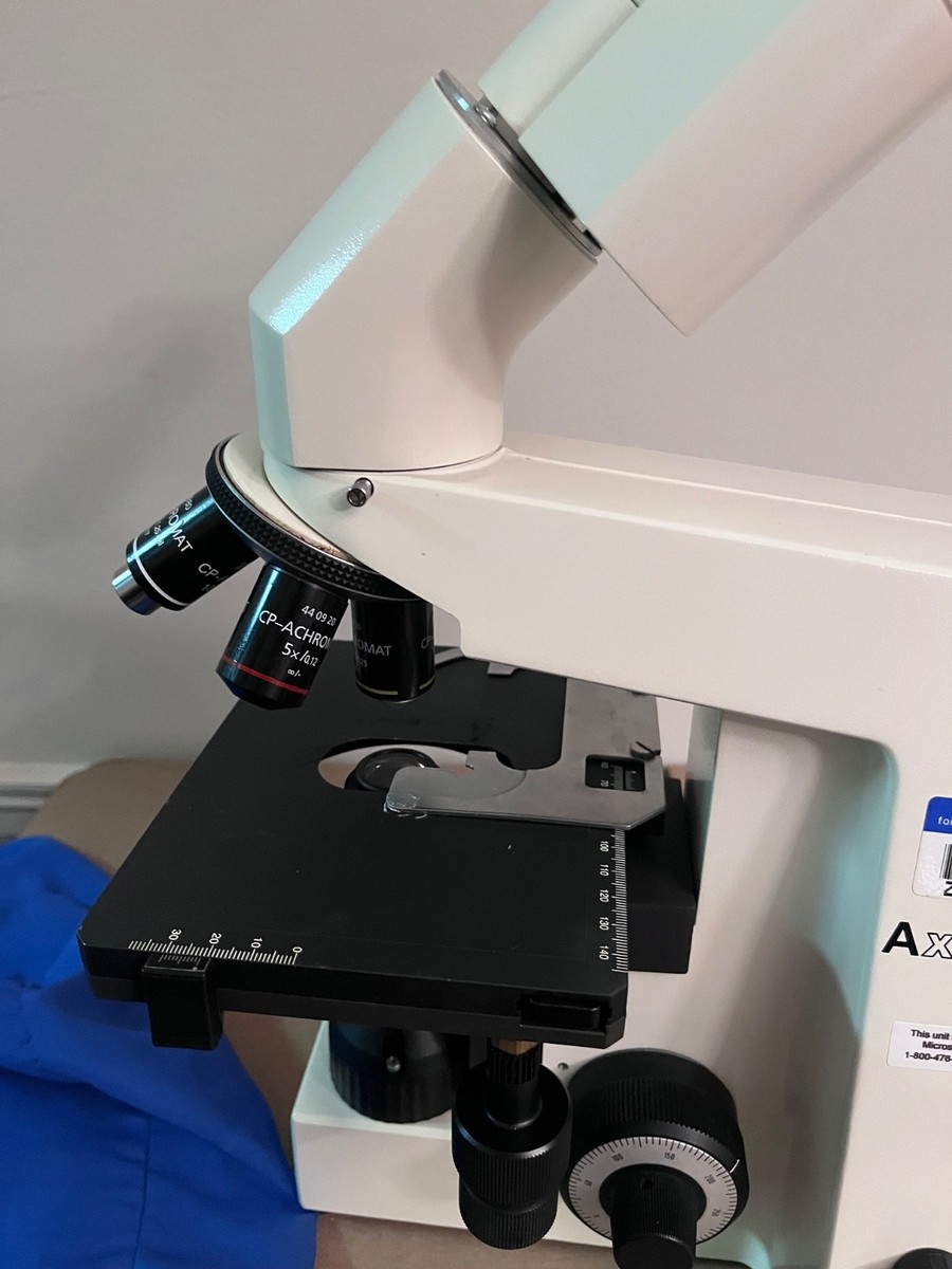 Carl Zeiss Axiostar Plus Microscope Zeiss 1169149 Achromat 5/10/40