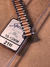 NOS Speidel Stainless Rose Gold Center 10-13mm Adj Ends Expansion Watch Band
