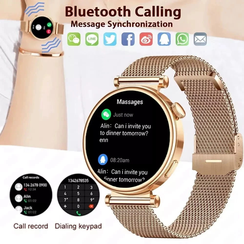 Activity Tracker Fitness Waterproof Smart Watch NFC GPS Tracker AMOLED Bluetooth