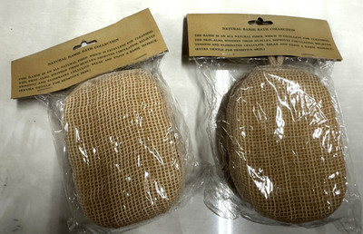 2 PK -Natural Soft Remi Sponge bath collection for extra gentle & Sensitive skin