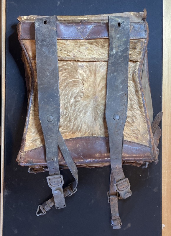 WW1 and WW2 German Military Backpack by Herm Flohr Germany 1916 