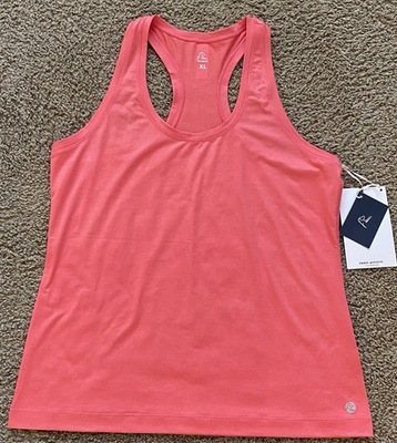 #ad #ad Rhoback HIIT Tech Tank Womens Tank Top The Sac Fly Watermelon Pink size XL NEW $48.00