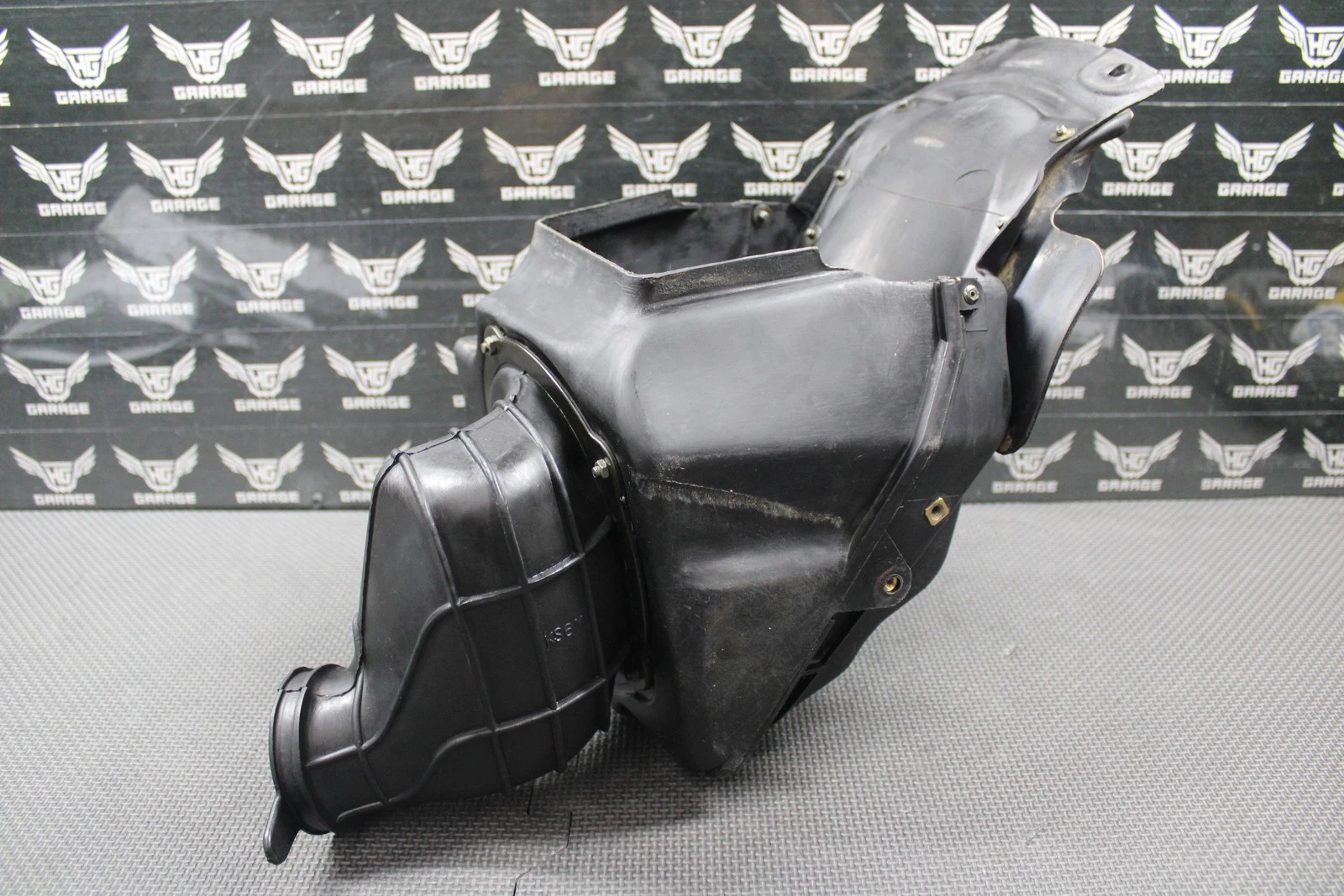 1988 HONDA CR125R OEM KS6M AIRBOX AIR CLEANER FILTER BOX INTAKE BOOT NICE!