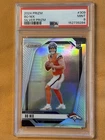 2024 Panini Prizm Rookies Bo Nix #309 Silver Prizm RC PSA 9 Denver Broncos