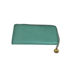 IVANKA TRUMP Saffiano simulated leather zip around wallet 8”x 4.5"