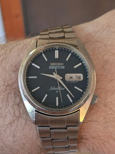 Vintage 77 Seiko 6306-8000 JDM Actus Quasi-Diver's Watch, Orig Band, Runs/Repair