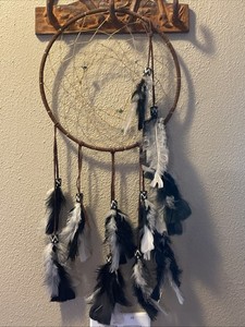 Native American Handmade Dream Catcher 10” Round Pacific Northwest 