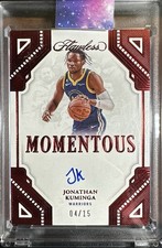 Panini Flawless Momentous Jonathan Kuminga Warriors Autograph /15 #MA-JKM