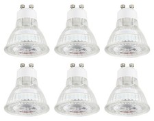 6 x Megaman 142224 Dimmable LED GU10 PAR16 Lamps 36° 6500K Daylight 4.7W