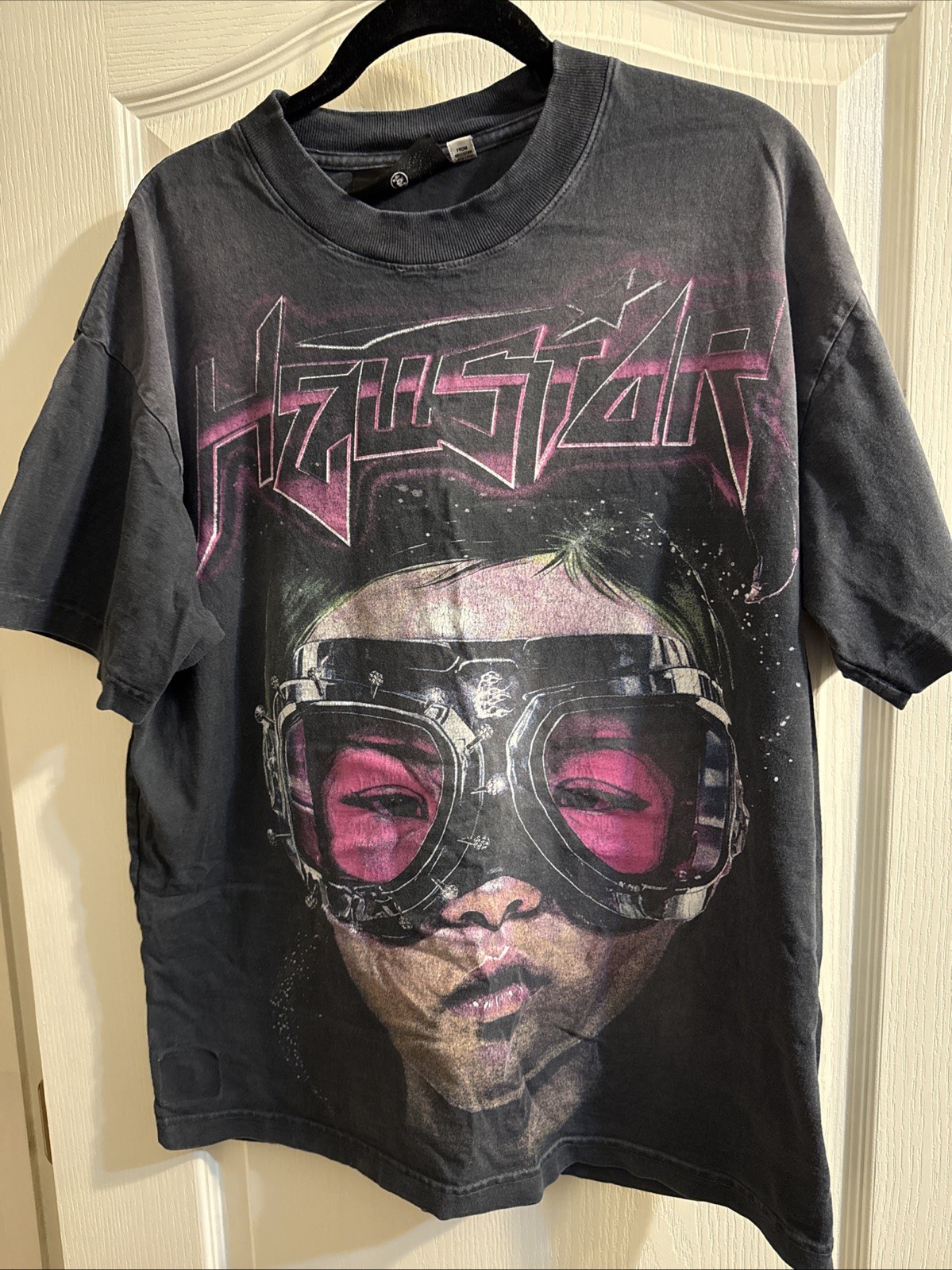 Hellstar The Future Black Oversized Tee Shirt Men… - image 1