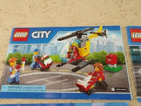 LEGO CITY Lot of 9 Instruction Manaul #60100 #60142 #60150 (1&2) #60253 (1&2) +