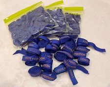 LOUIS VUITTON Blue Ribbon Lot of 80 pcs Total 266g Authentic Gift Wrapping