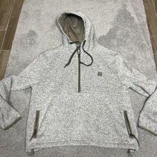 Billabong Hoodie Mens Large Adventure Division A/Div Pullover Half Zip Outdoors