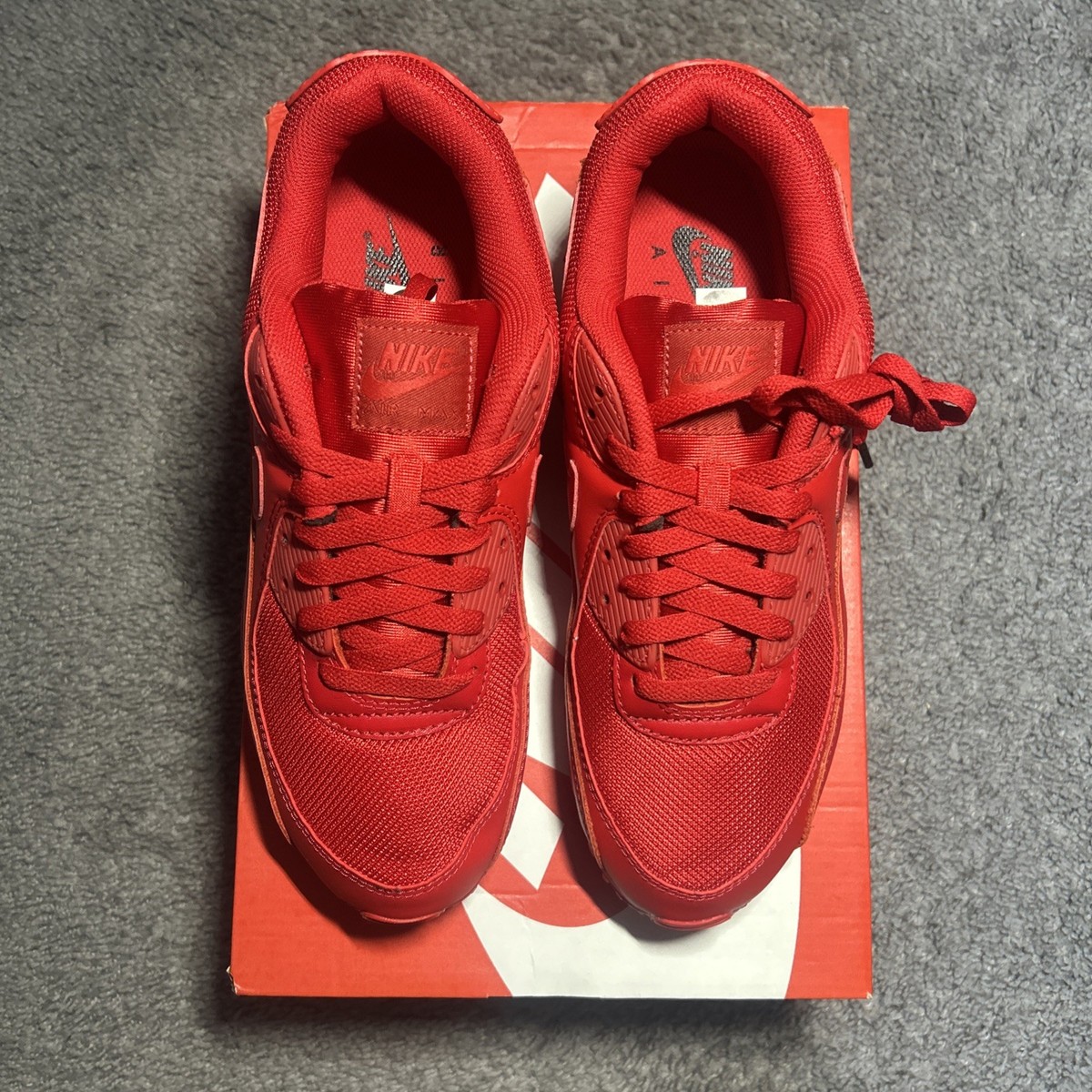 Nike Air Max 90 Triple Red Size 9.5 Brand New CZ7918-600