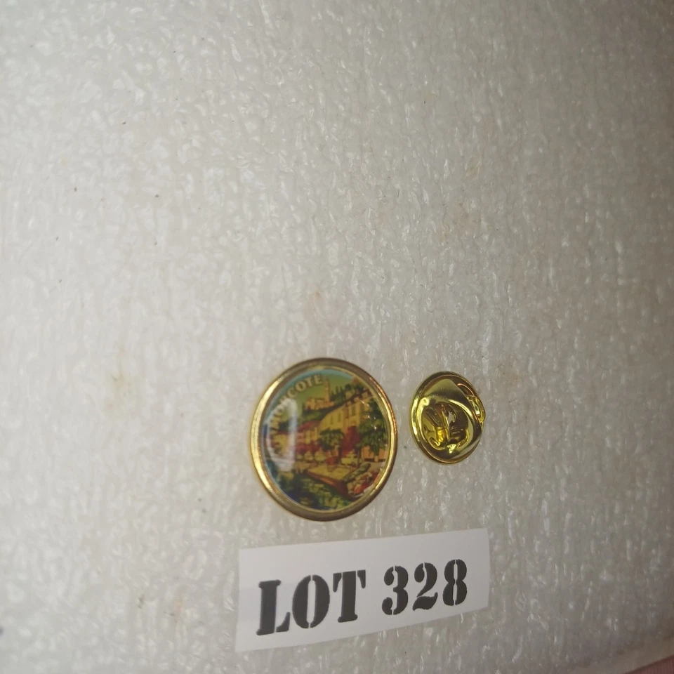 Morcote Municipality Canton Ticino Lake Lugano Round Pin 1/1 LOT 328 - Bild 3 von 4