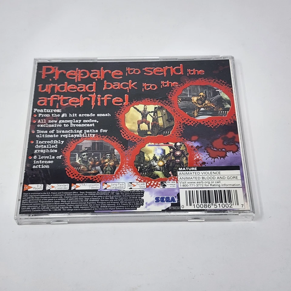 The House Of The Dead 2 (Sega Dreamcast) CIB Complete - Authentic & Tested - Image 3 of 4