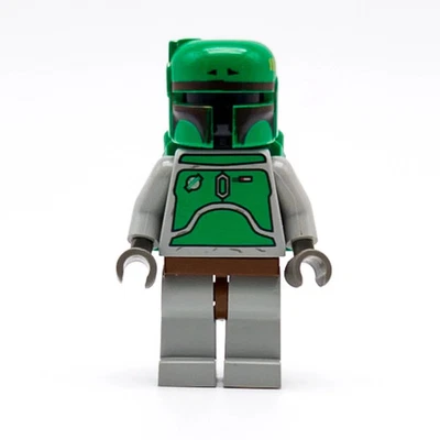 LEGO Star Wars Boba Fett sw0002b Minifigur 2009 Bluish Grays Dark Red Helmet - Bild 1 von 4