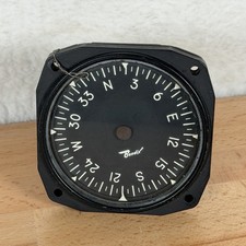 Vintage Pioneer Bendix Aviation Autosyn Direction Indicator Gauge