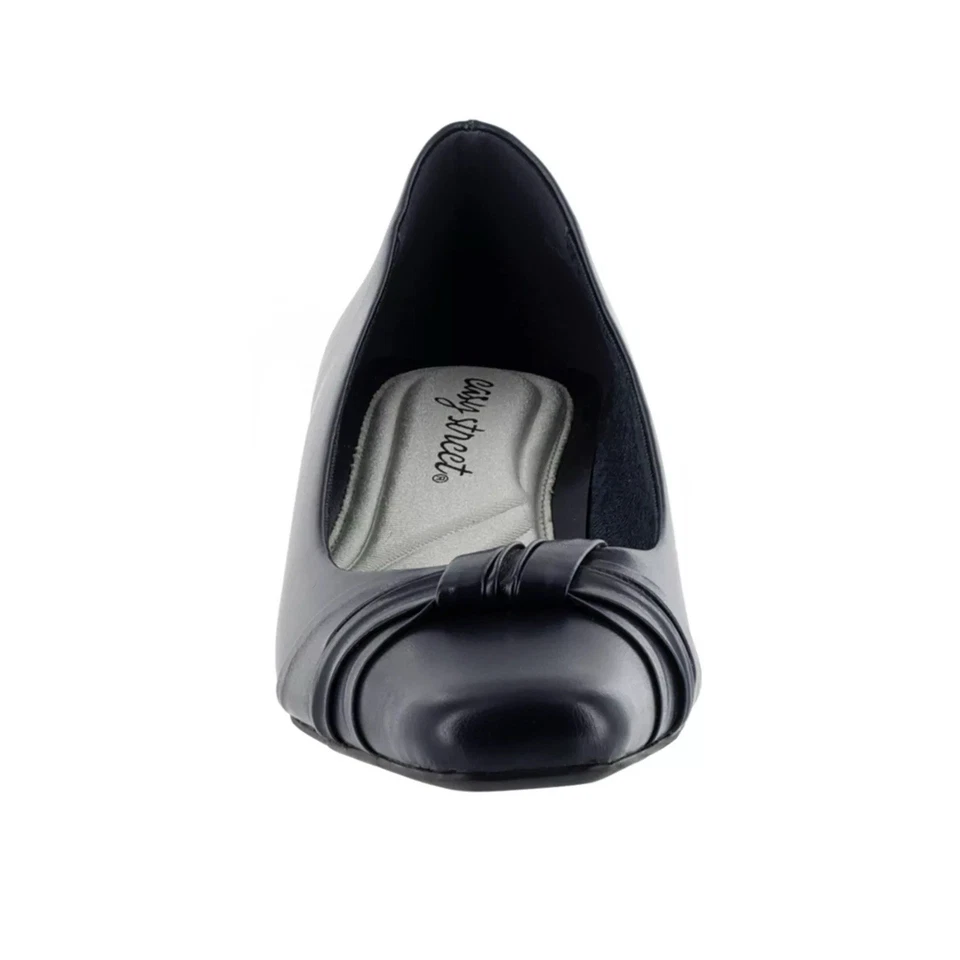 Bomba de renúncia feminina Easy Street preta patente tamanho 9 W EUA - Imagem 4 de 4