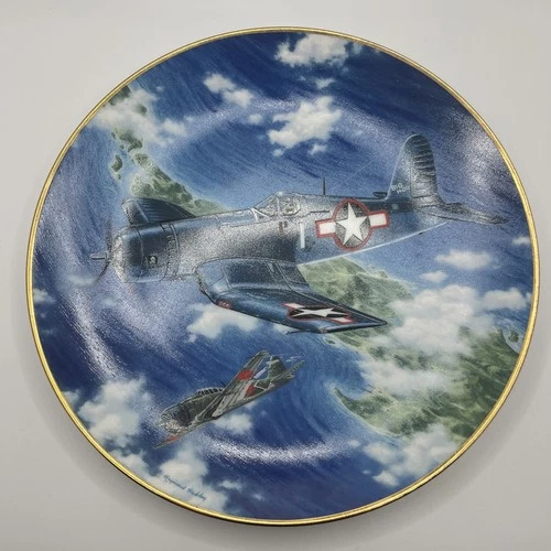 Vintage “Big Hog” Hamilton Collection Fighter Planes World War II WW2 1991