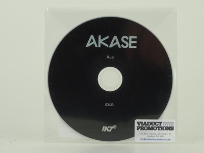 AKASE RUST (D3) 1 Track Promo CD Single along with Plastic Sleeve !K7