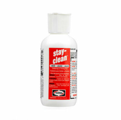 FLUX, LIQUID, Soldering & Tinning Flux 4 oz. stay-clean, Welding, Soldering