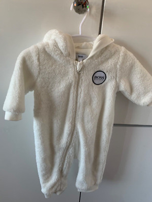 Hugo Boss Baby white all in one coat