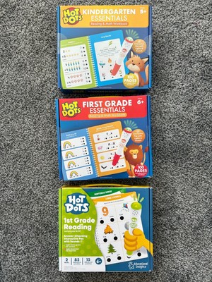 Hot Dots Interactive Learning Toy Kindergarten First Grade Reading Math New