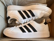 Adidas Grand Court 2.0 Women's White Black Tennis Shoes GW9214 Size 6.5 