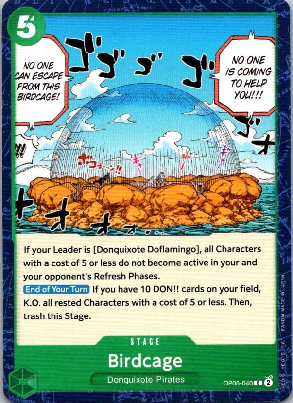 One Piece CCG Birdcage OP05-040 Awakening of the New Era