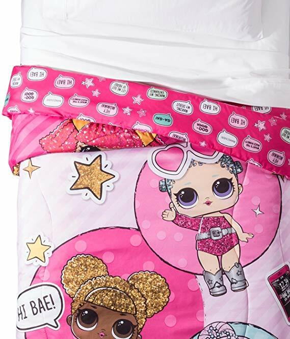 Queen Size Lol Doll Twin Bedding NWT LOL Surprise Glitterful Twin