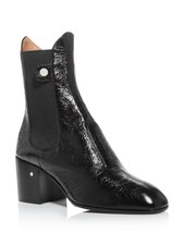 Laurence Dacade Womens Black Dual Button Angie Block Heel Heeled Boots 36.5