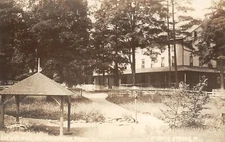 SULPHUR SPRINGS Pennsylvania postcard RPPC Bedford County Colvin's Hotel