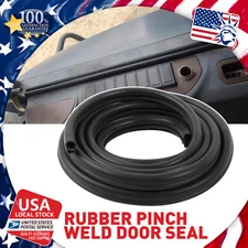 20FT U-Shape Car Truck Boat RVs Door Rubber Seal Strip Trim Seal with Side Bulb