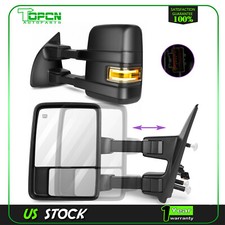 Towing Mirrors Power Heated Puddle Light Turn Signal Pair For 2004-14 Ford F-150 Towing Mirrors Power Heated Puddle Light Turn Signal Pair For 2004-14 Ford F-150
