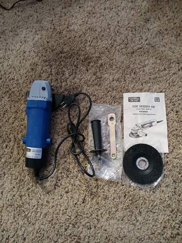 Power Craft 4 1/2" Angle Grinder - New - 11,000 RPM - Sanding Disks - #EAG412M - Picture 3 of 3