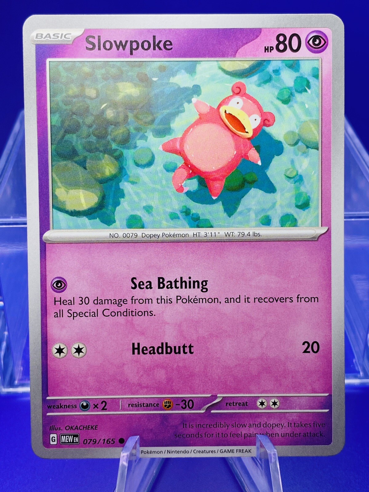 Slowpoke 079/165 | SV - MEW en: 151 | Common - English | Pokemon NM