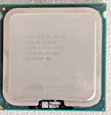 INTEL XEON E5205 SLBAU DualCore CPU 2x 1,86GHz 6MB 1066MHz FSB Sockel 771