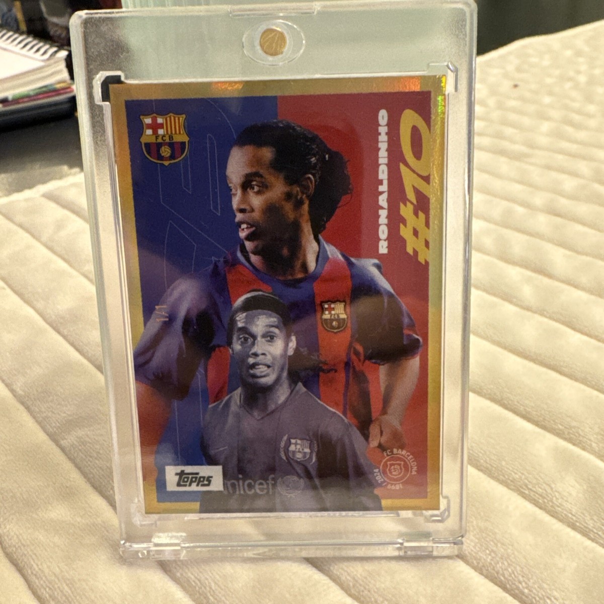 Topps TOTAL FOOTBALL ロナウジーニョ　1/1 RONALDINHO TOPPS TOTAL FOOTBALL 20224 2025 #117 BARCELONA 18/50 | eBay