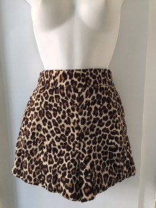 leopard print shorts zara
