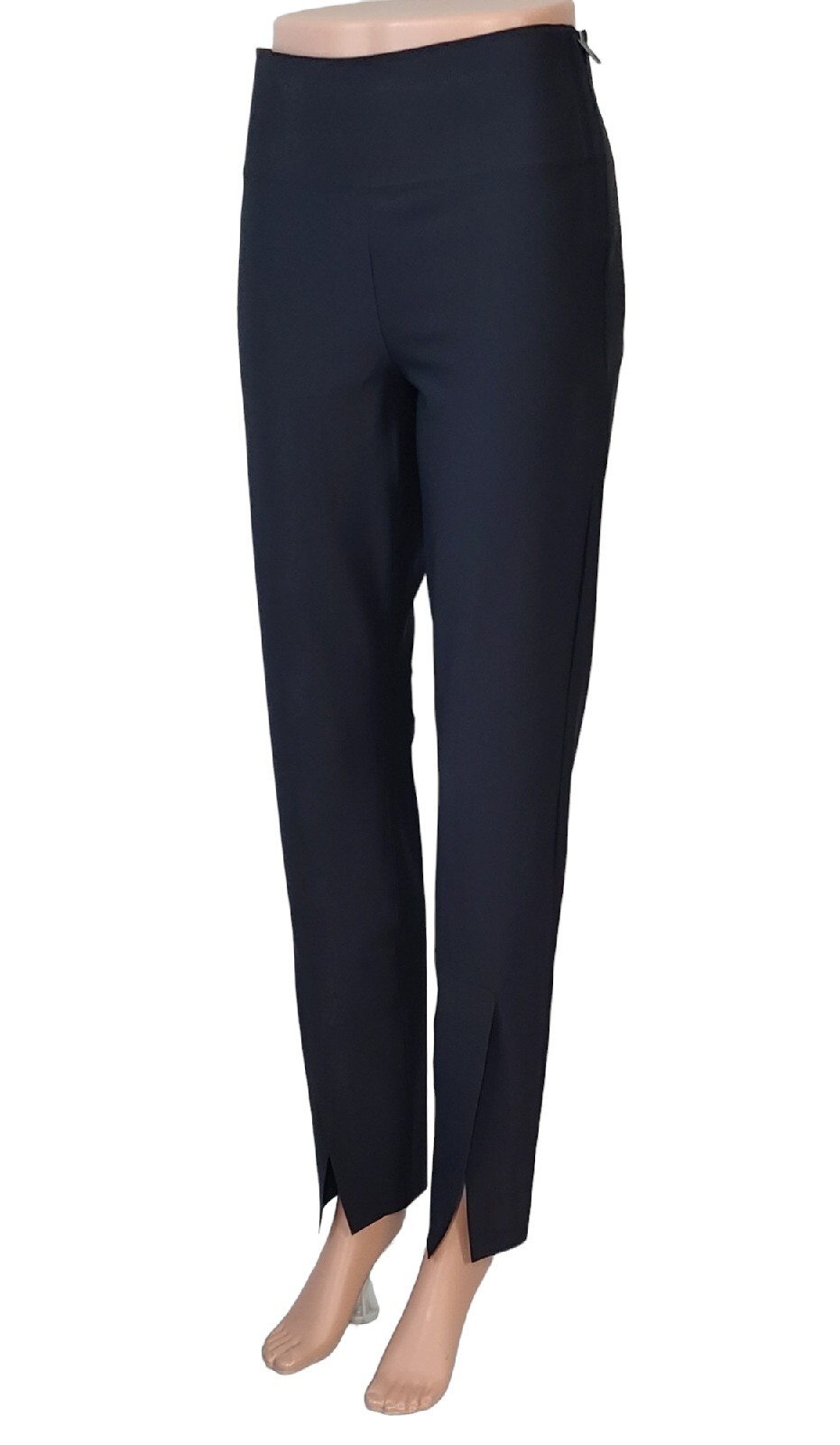 ATHLETA Black Interstellar Split Hem Tight Pant 8… - image 3