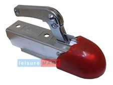 Unbraked Trailer Coupling Hitch for 50mm Drawbars with Soft Dock