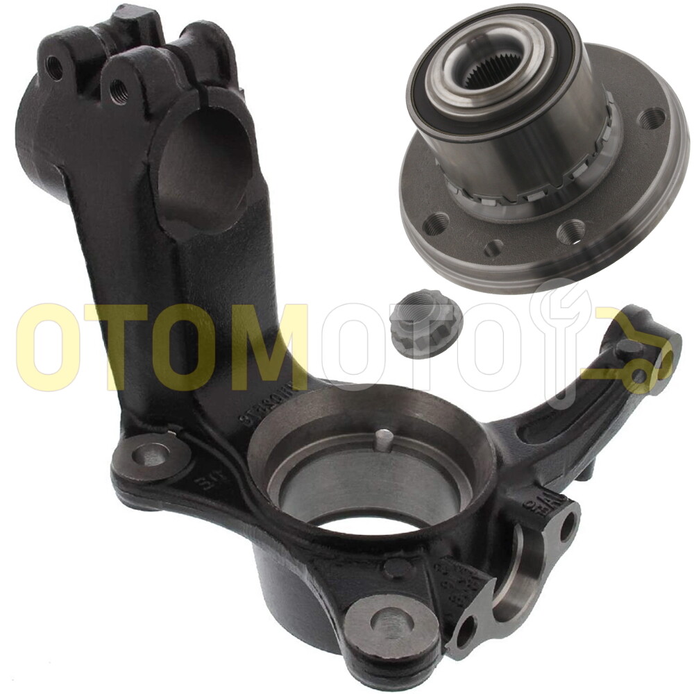 Fusee de roue avant droite avec roulement renforce pour Transporter T5 T6