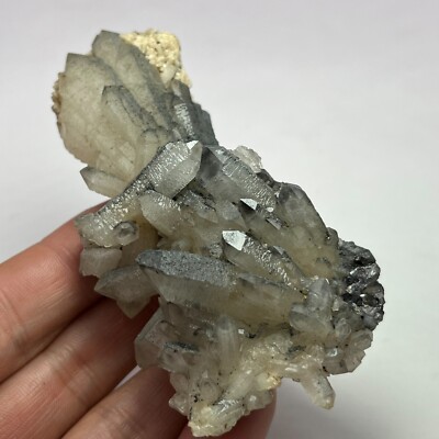 117g Himalayan RARE RAW Natural Lemurian Quartz Lemuria Crystal Poin A300