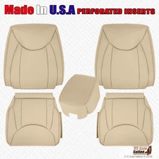 2004 2005 2006 For Lexus LS430 Driver Passenger Perforated Leather Cover In Tan