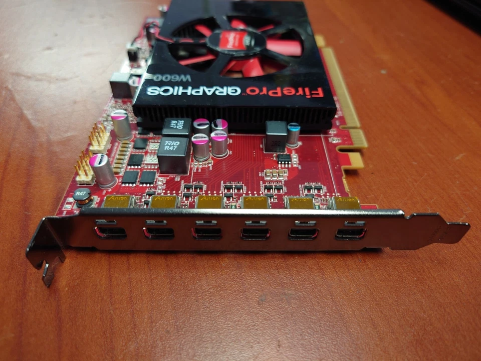 AMD FirePro W600 2GB 128-bit GDDR5 PCI Express Video Card Six 6 Display HDMI DVI - Image 3 of 3