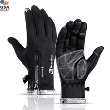 Men Women Winter Thick Fleece Warm TouchScreen Gloves Snow Windproof Waterproof
