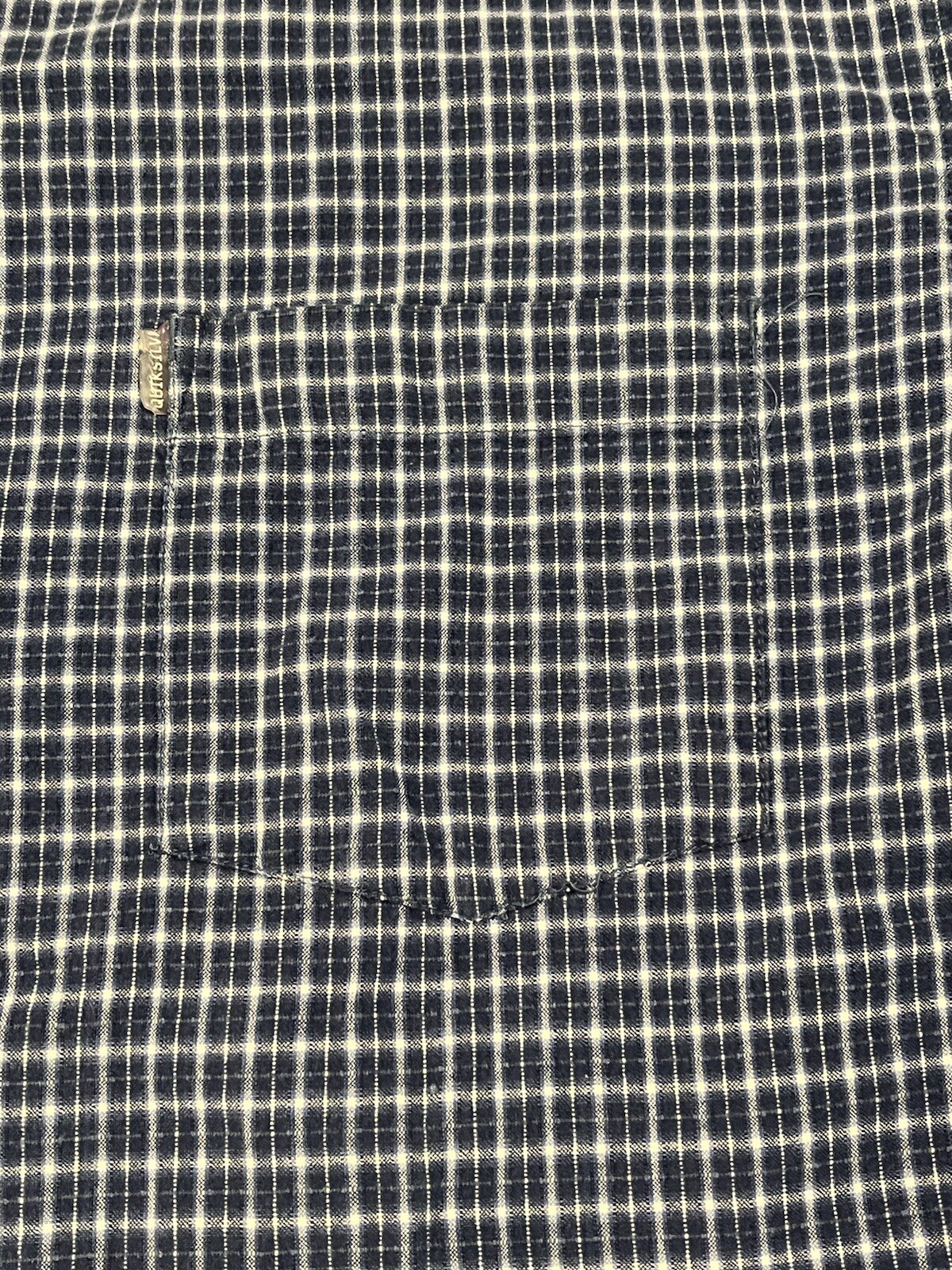 Quicksilver Button Down Men's Size Large Plaid Bl… - image 8